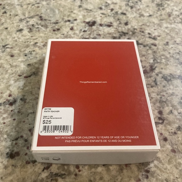 NIB Things Remembered A+ Teacher Christmas ornament - Picture 6 of 8